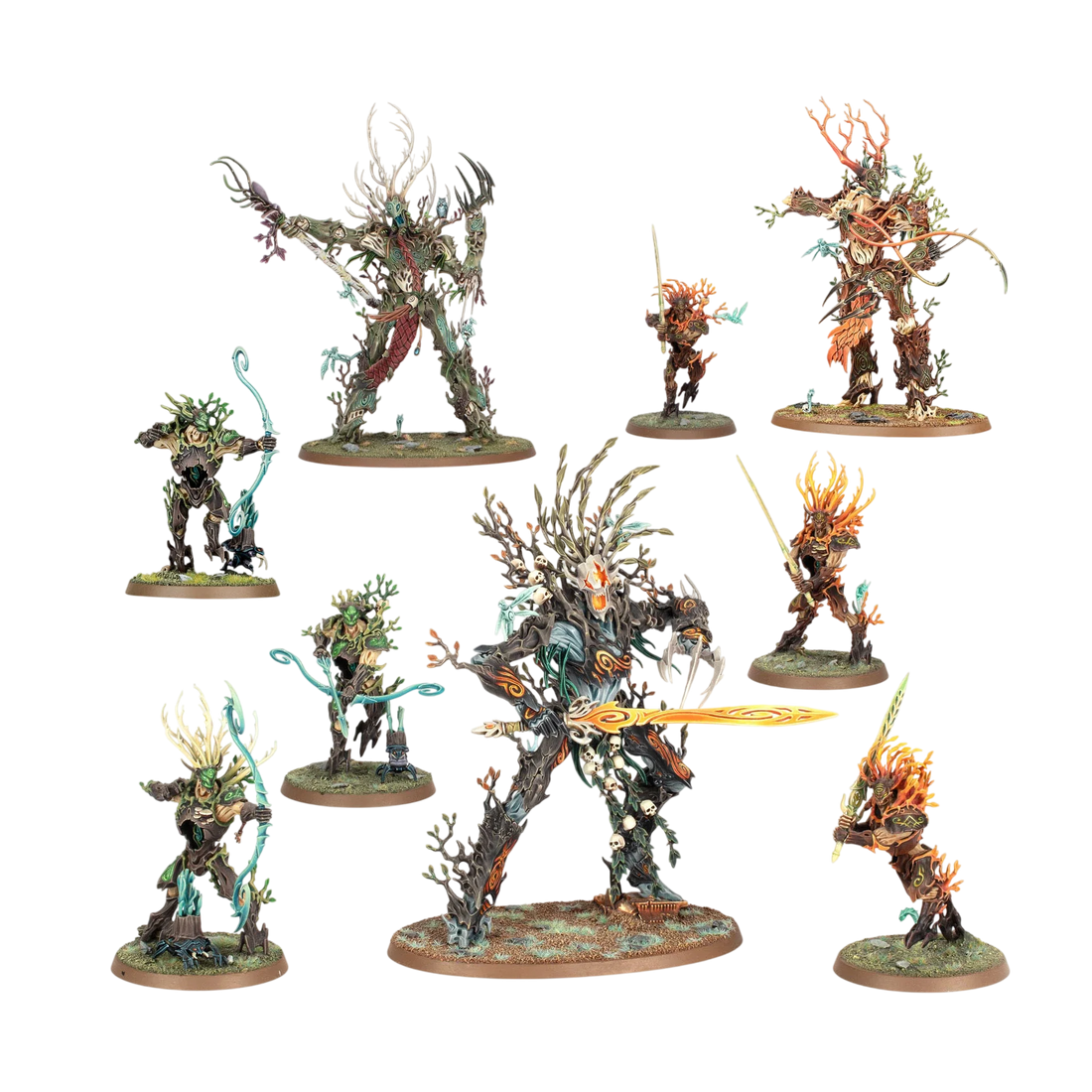 Battleforce: Sylvaneth - Strongroot Grove (Unpainted) (Assembled)