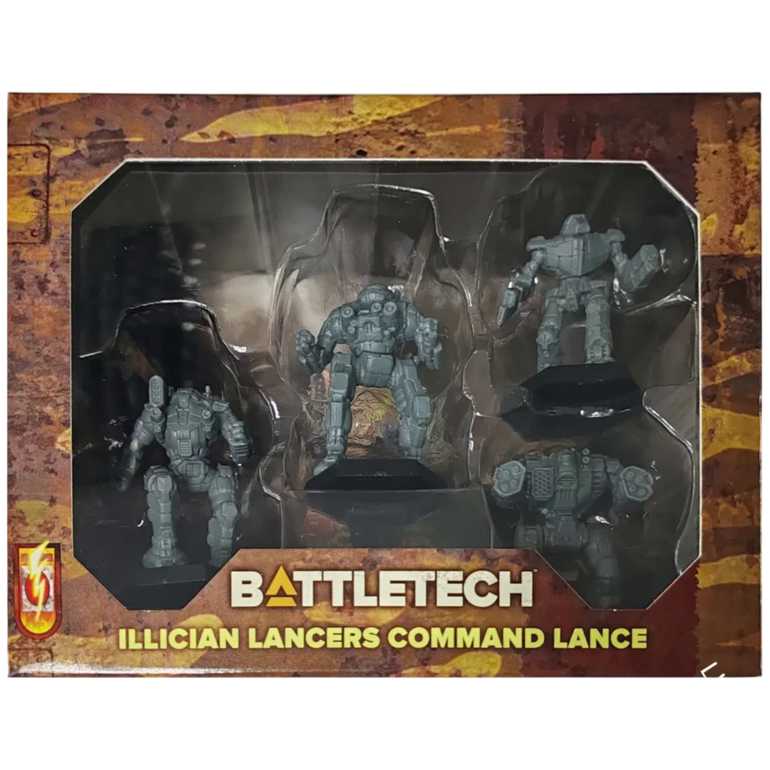Battletech: Illician Lancers Command Lance (Custom Painted) (Assembled)