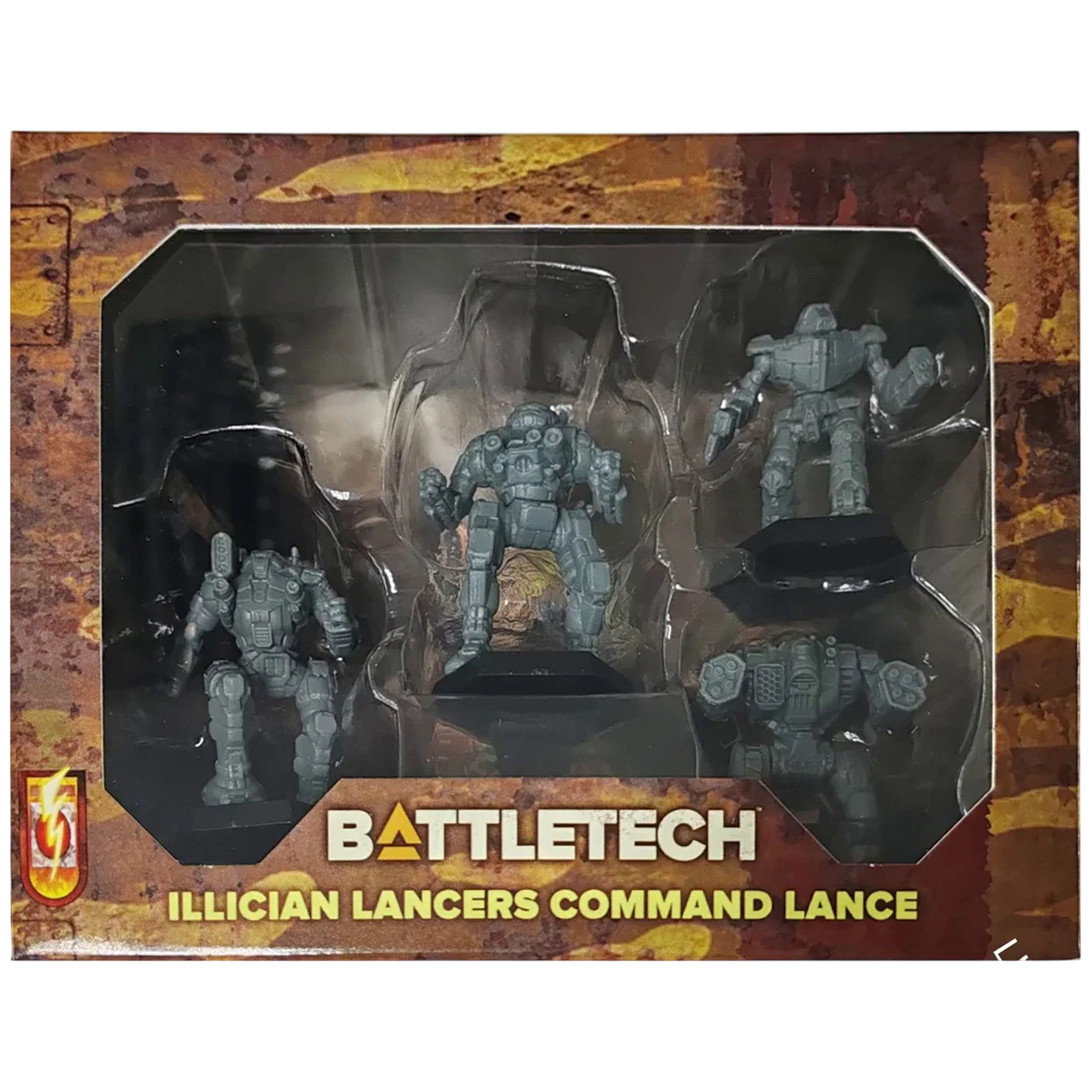 Battletech: Illician Lancers Command Lance (Custom Painted) (Assembled)
