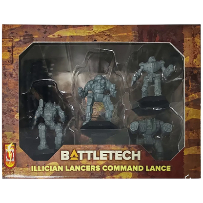Battletech: Illician Lancers Command Lance (Custom Painted) (Assembled)