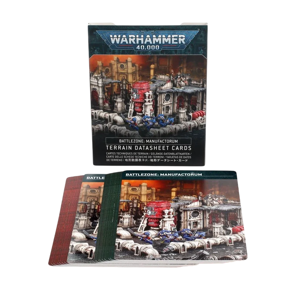 Battlezone: Manufactorum - Terrain Datasheet Cards (2020)