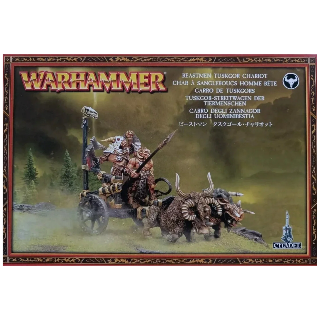 Beastmen Tuskgor Chariot (New in Box)