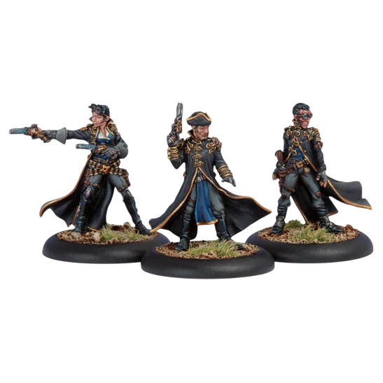 Black 13th Gun Mage Strike Team (Unpainted) (Assembled)