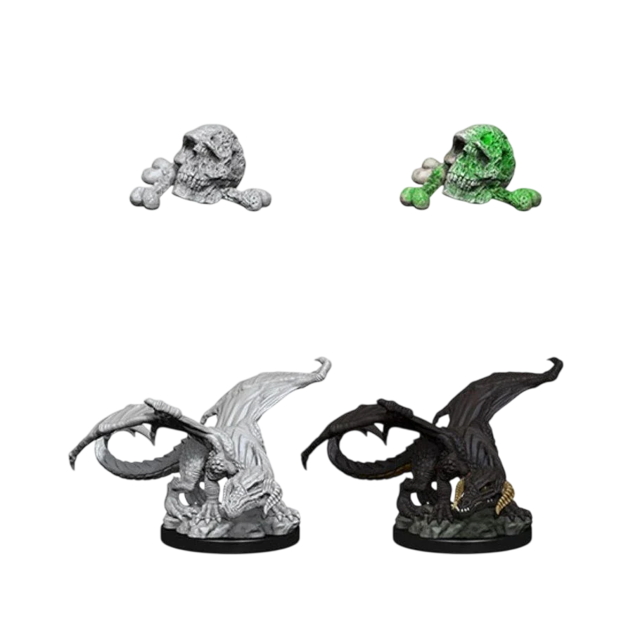 Black Dragon Wyrmling (Unpainted)
