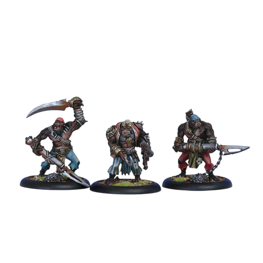 Black Ogrun Boarding Party Unit (Unpainted) (Assembled)