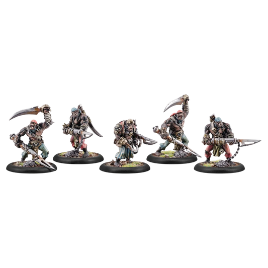 Black Ogrun Boarding Party (Unpainted) (Assembled)