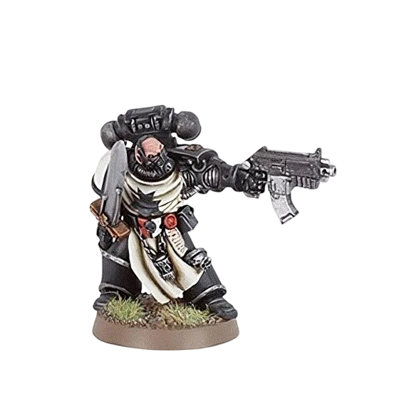 Black Templar Captain Draco (Custom Painted) (Assembled)