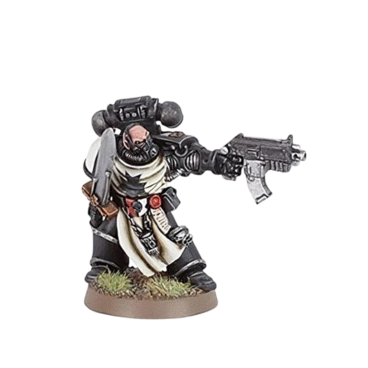 Black Templar Captain Draco (Custom Painted) (Assembled)