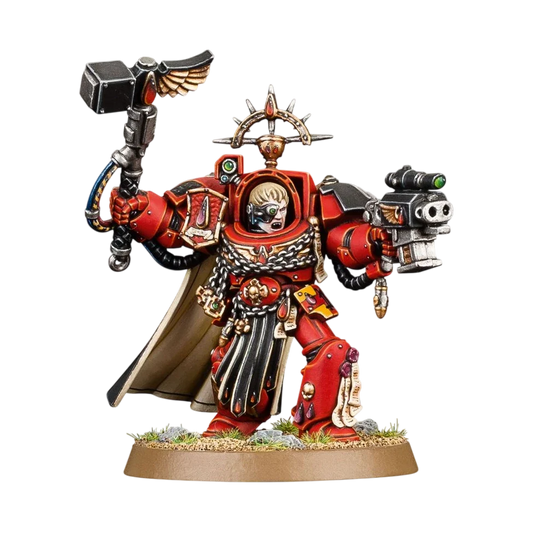 Blood Angels Captain In Terminator Armour (Unpainted) (Assembled)