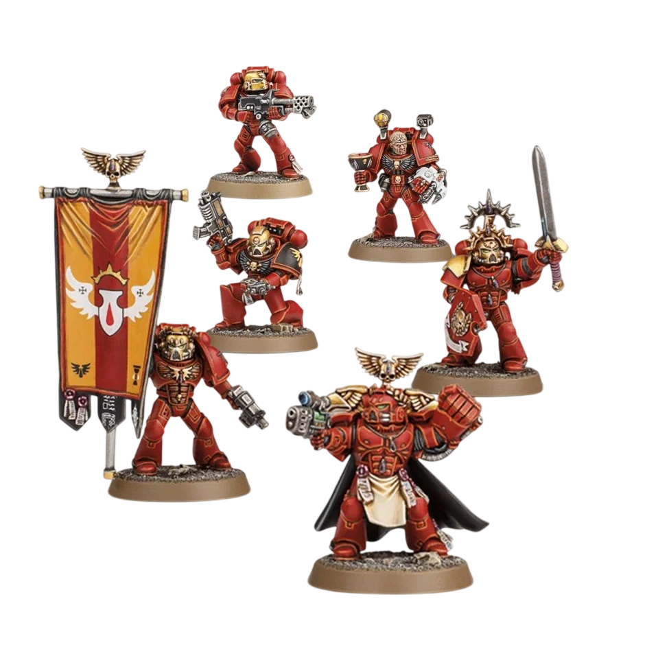 Blood Angels Command Squad (New on Sprue)
