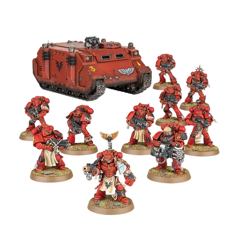 Blood Angels Gauntlet Tactical Squad (Unpainted) (Assembled)
