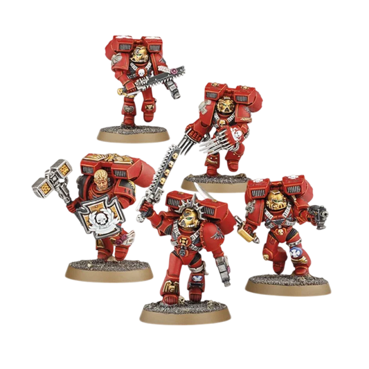 Blood Angels Vanguard Veteran Squad (Unpainted) (Assembled)