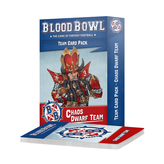 Blood Bowl Chaos Dwarf Team - Card Pack