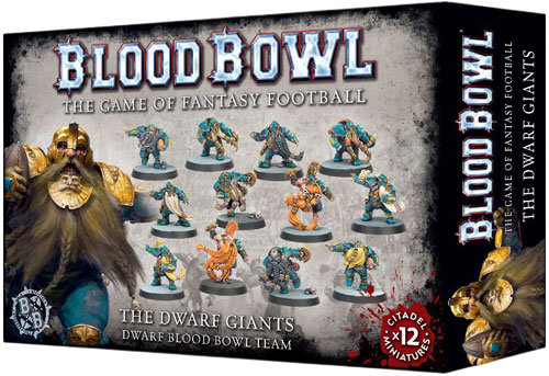 Blood Bowl: Dwarf Team - The Dwarf Giants (Unpainted) (New in Box)