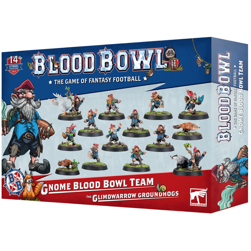 Blood Bowl: Gnome Team - Glimdwarrow Groundhogs (Unpainted) (New in Box/Sprue)