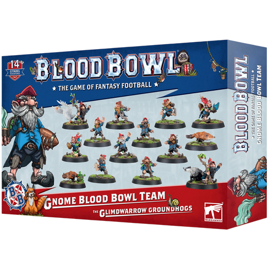 Blood Bowl: Gnome Team - Glimdwarrow Groundhogs (Unpainted) (New in Box/Sprue)