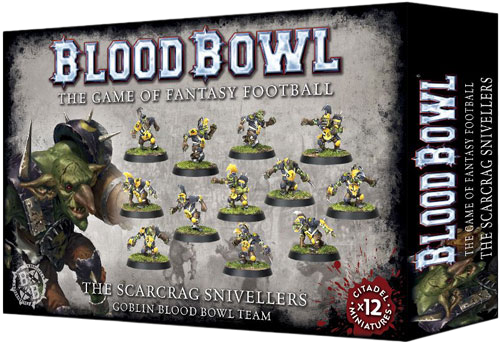 Blood Bowl: Goblin Team - Scarcrag Snivellers Team (Unpainted) (New in Box/Sprue)