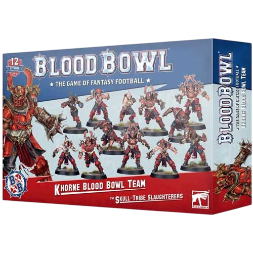Blood Bowl: Khorne Team - Skull-tribe Slaughterers (Unpainted) (New in Box/Sprue)