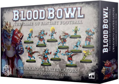 Blood Bowl: Lizardmen Team - Gwaka'Moli Crater Gators (Unpainted) (New on Sprue)