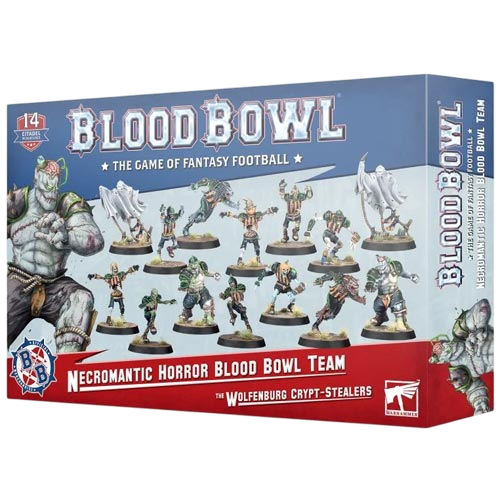 Blood Bowl: Necromantic Horror Team - Wolfenburg Crypt-Stealers (Unpainted) (New in Box/Sprue)