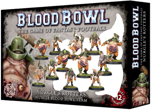 Blood Bowl: Nurgle Team - Nurgle's Rotters (Unpainted) (New on Sprue)