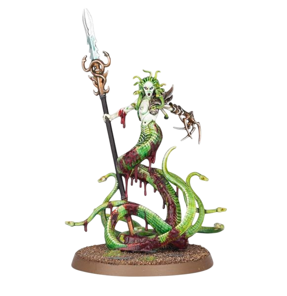 Bloodwrack Medusa (Unpainted) (Assembled)