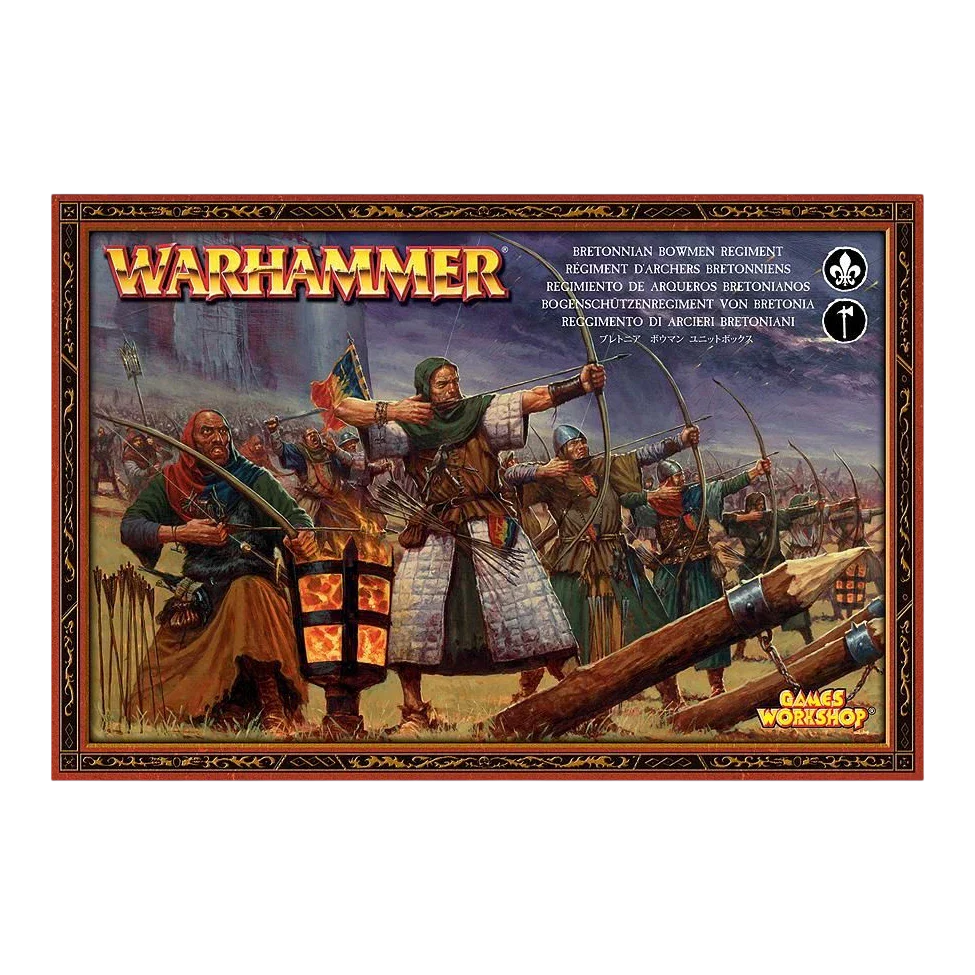 Bretonnian Bowmen Regiment (Unpainted) (Assembled)