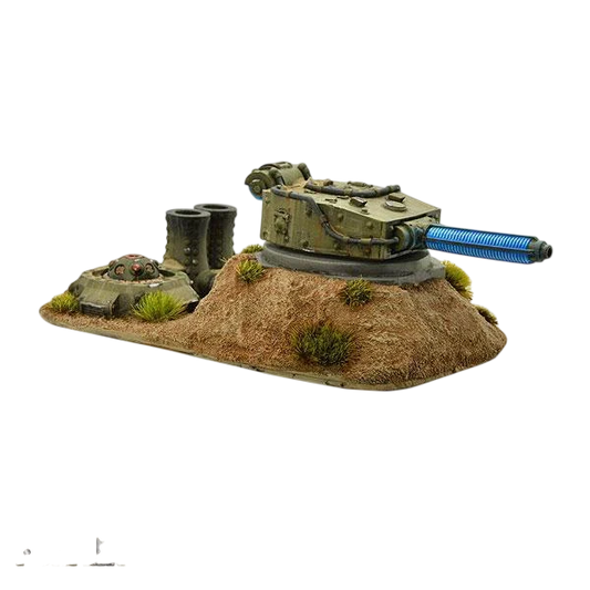 British Tesla turret emplacement (Unpainted) (Assembled)