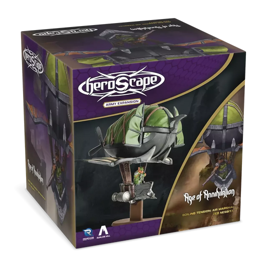Air Marshall Zed Nesbitt New in Box Unpainted Miniature and Army Card From Heroscape Boiling Tension on Wargame Trader