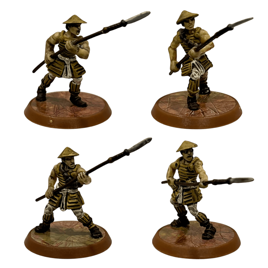 Ashigaru Yari Prepainted Miniatures From Heroscape Expansion Set: Fields Of Valor (Wave 7)