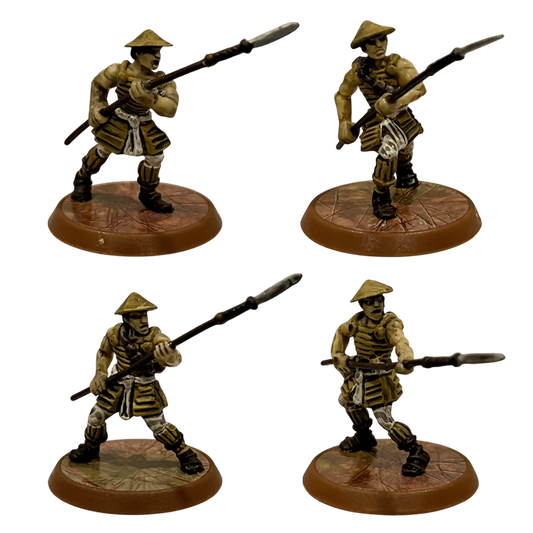 Ashigaru Yari Prepainted Miniatures From Heroscape Expansion Set: Fields Of Valor (Wave 7)