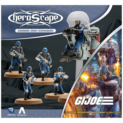 COBRA Troopers & COBRA Flight Pod Army Expansion (Unpainted) (New in Box)