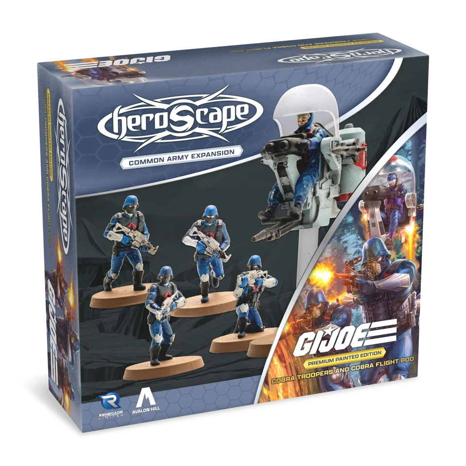 COBRA Troopers & COBRA Flight Pod Army Expansion (Prepainted) (New in Box)