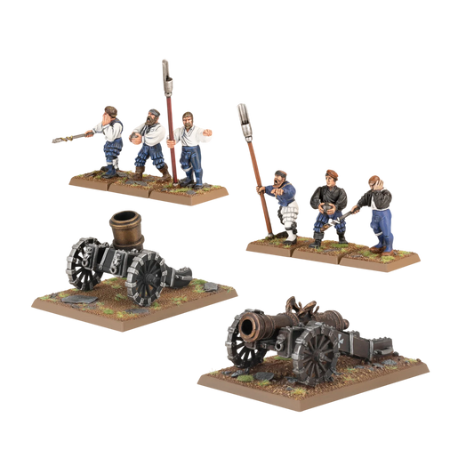 Cannons & Mortars (New on Sprue)