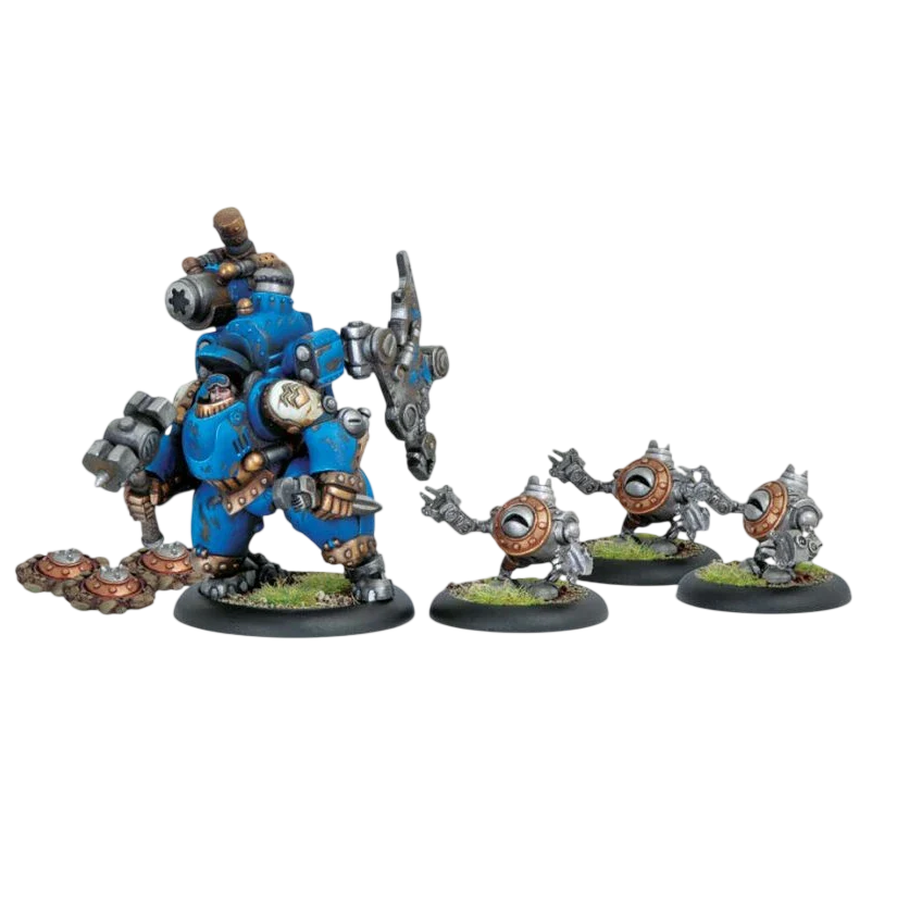 Captain E. Dominic Darius & Halfjacks (Custom Painted) (Assembled)