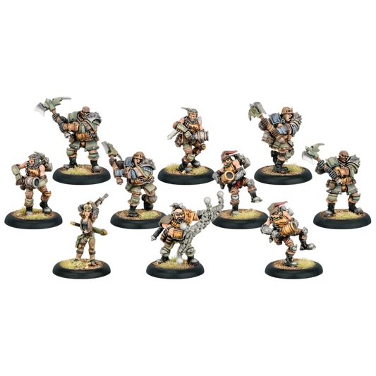 Captain Sam MacHorne & the Devil Dogs (Unpainted) (Assembled)