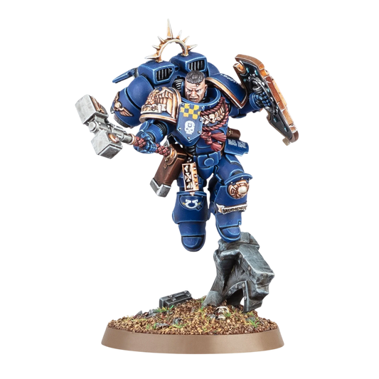 Captain with Jump Pack and Relic Shield (Unpainted) (Assembled)