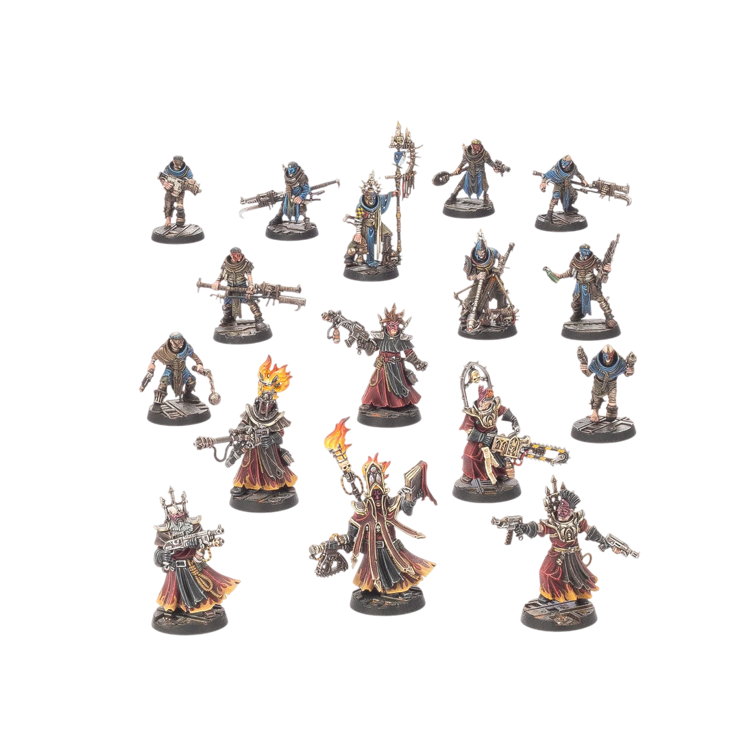 Cawdor Underhive Crew (Unpainted) (Assembled)