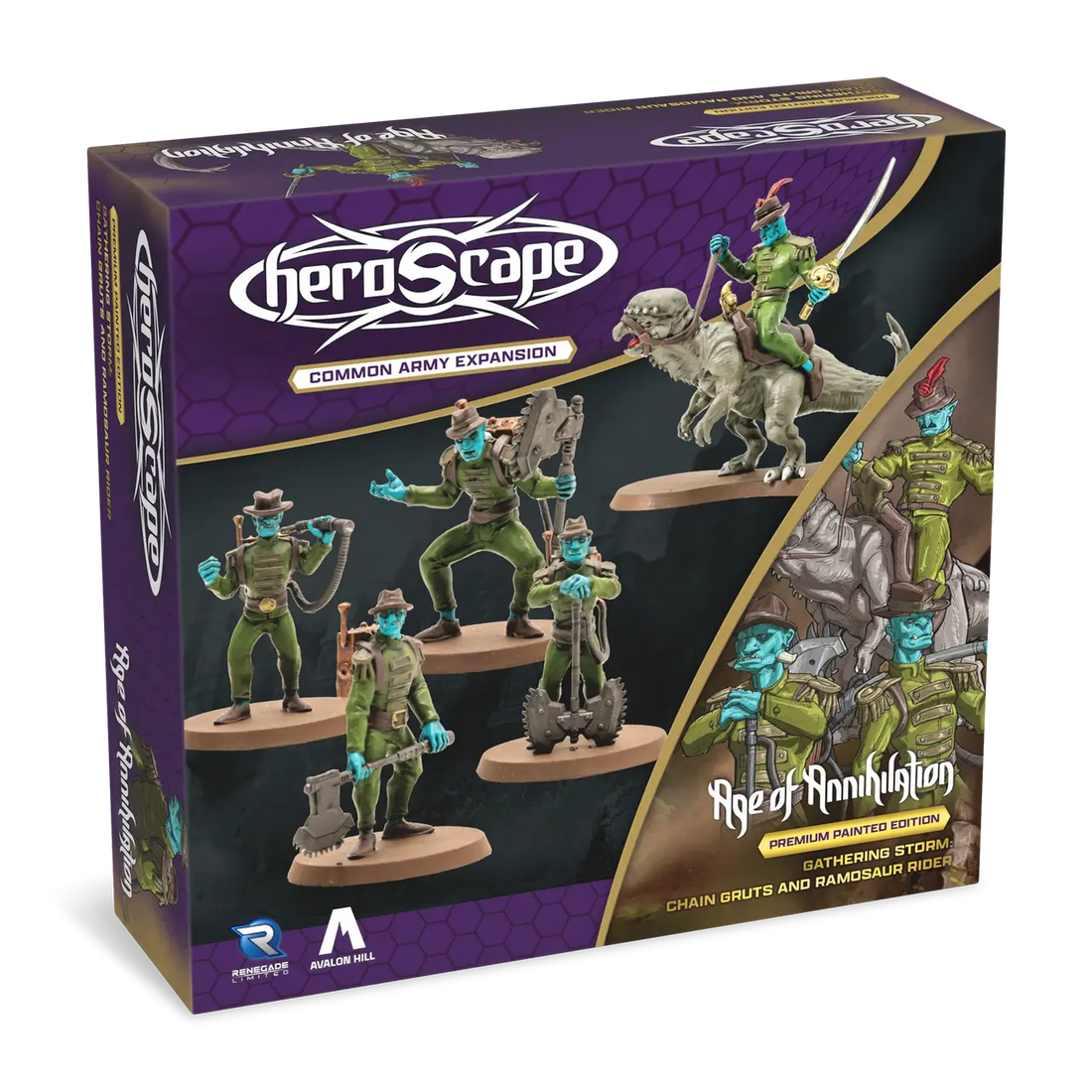 Chain Gruts and Ramosaur Rider Army Expansion (Prepainted) (New in Box)
