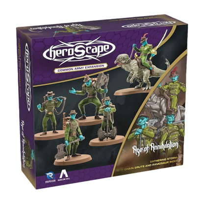Chain Gruts and Ramosaur Rider Army Expansion (Unpainted) (New in Box)