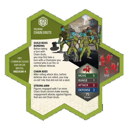 Chain Gruts and Ramosaur Rider Army Expansion (Unpainted) (New in Box)