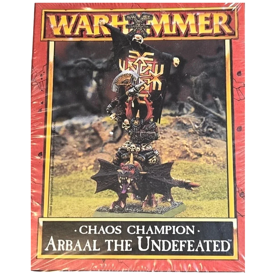 Chaos Champion Arbaal the Undefeated (Unpainted) (Assembled)