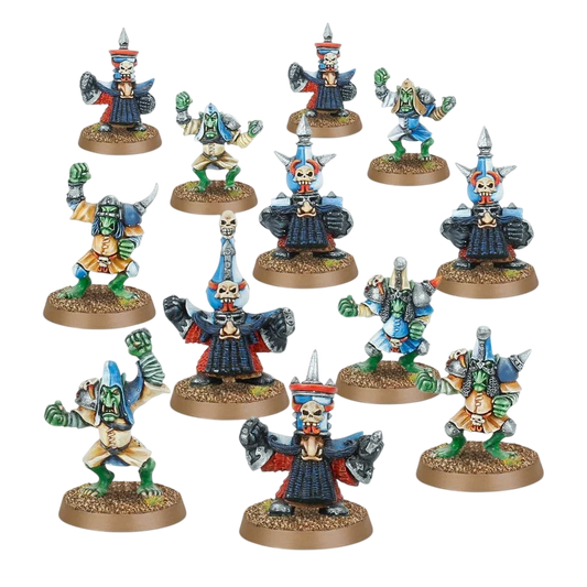 Chaos Dwarf Team (2019) (Custom Painted) (Assembled)