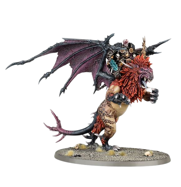 Chaos Lord on Manticore/Chaos Sorcerer Lord on Manticore (New in Box)