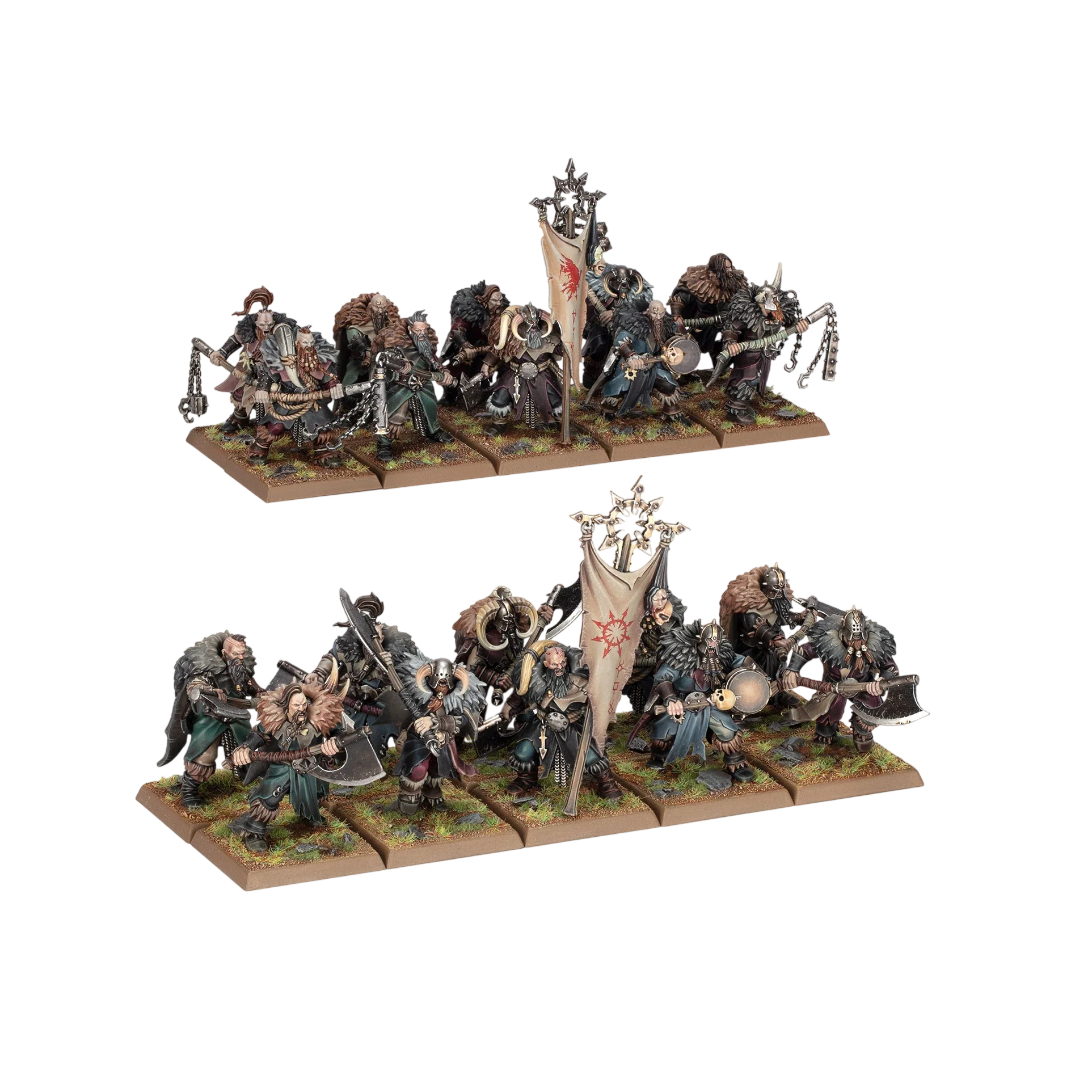 Chaos Marauders (Custom Painted) (Assembled) from Warhammer: The Old World