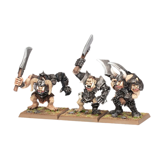 Chaos Ogres (Unpainted) (Assembled)