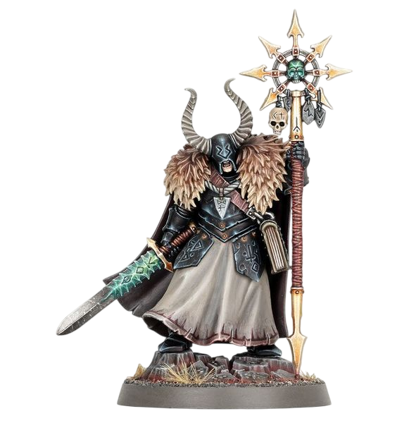 Chaos Sorcerer Lord (Custom Painted) (Assembled)