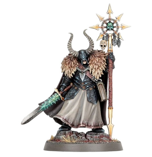 Chaos Sorcerer Lord (Custom Painted) (Assembled)