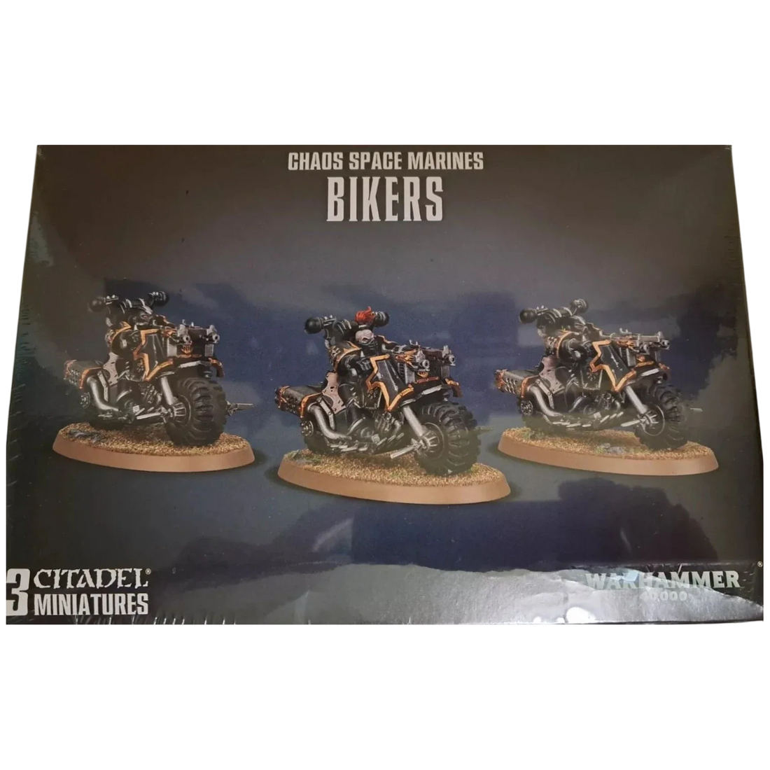 Chaos Space Marines Bike (1999) (Custom Painted) (Assembled)