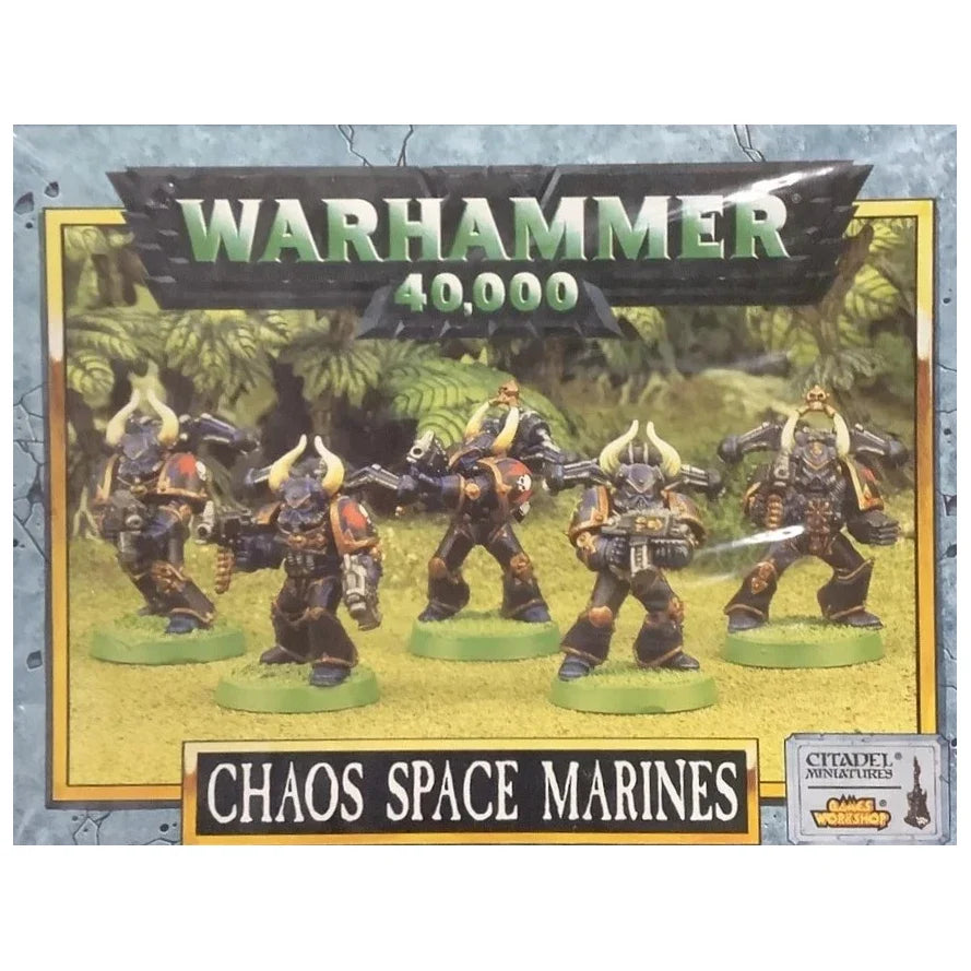 Chaos Space Marines (1999) (Custom Painted) (Assembled)